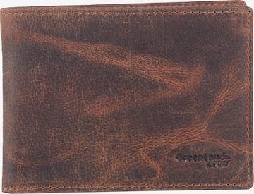 Greenland Nature Wallet 'Montana' in Brown: front