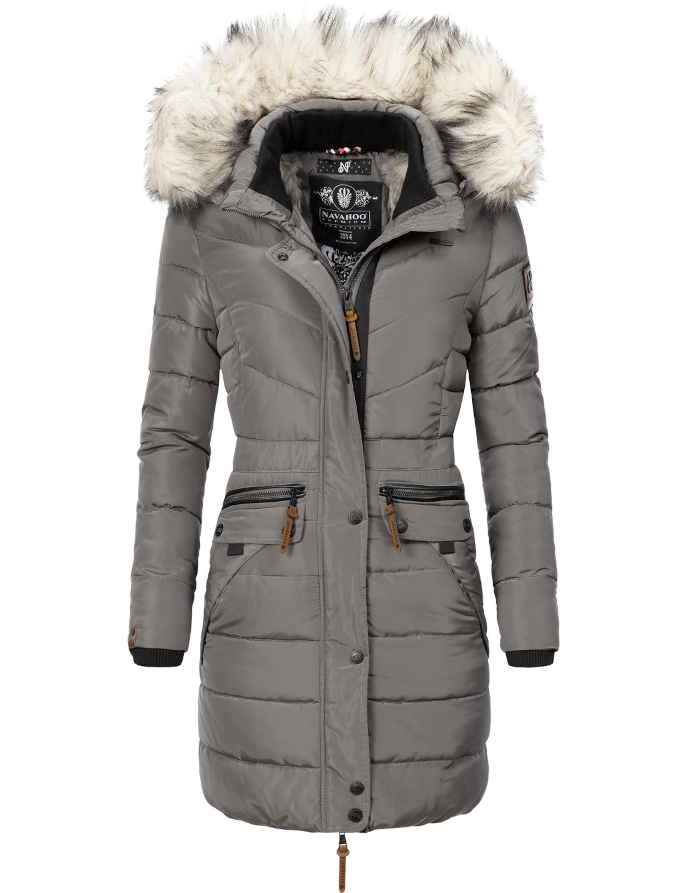 NAVAHOOZimski kaput 'Paula' - siva boja: prednji dio