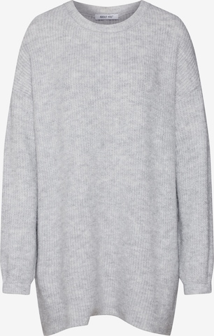 ABOUT YOU Oversized Sweater 'Mina' in Grey: front