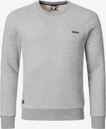 RagwearSweater majica 'Indie' - siva boja: prednji dio