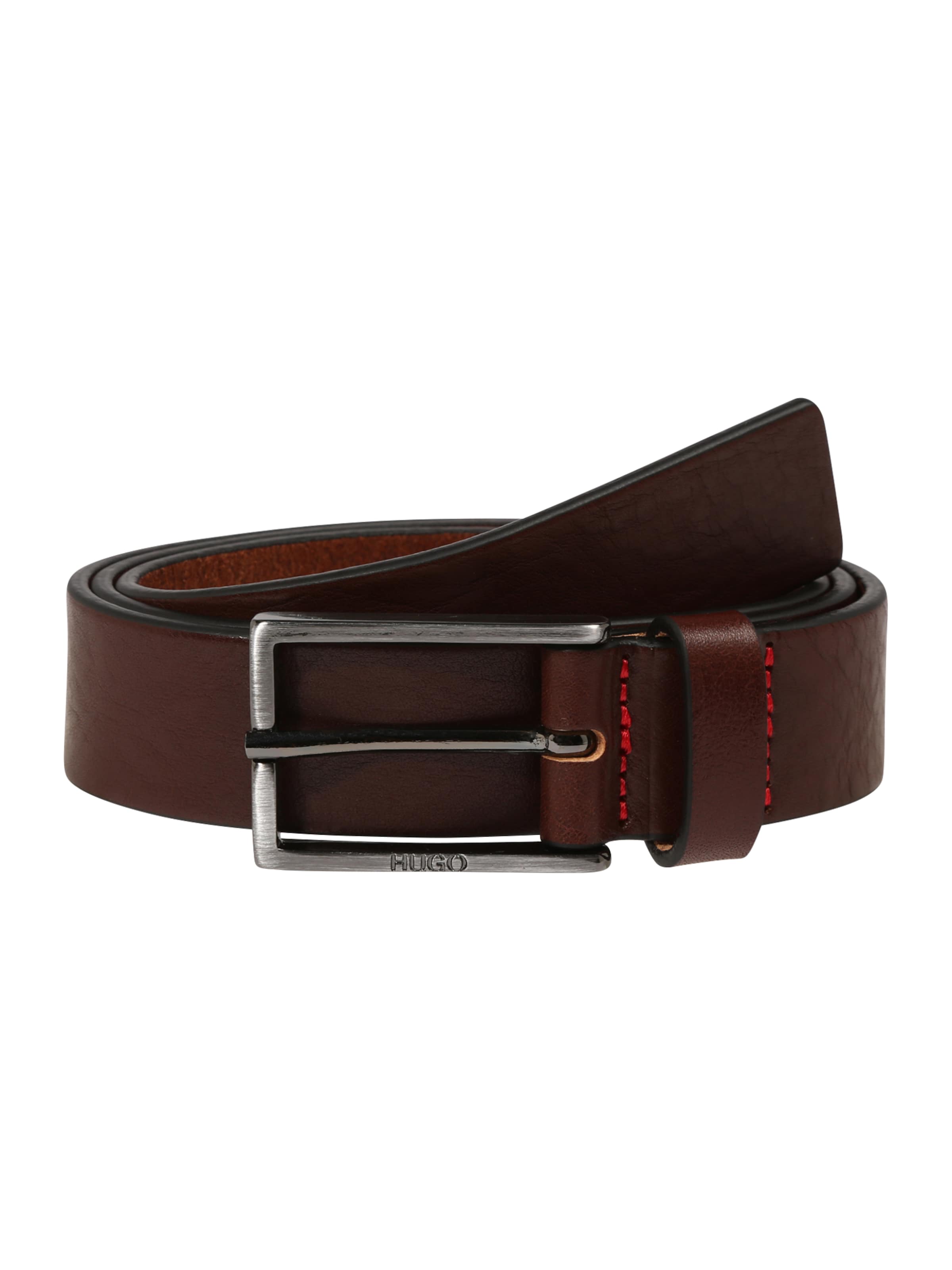 HUGO - Riem 'Gantis_Sz30_pl 10202290 01' in de kleur Bruin