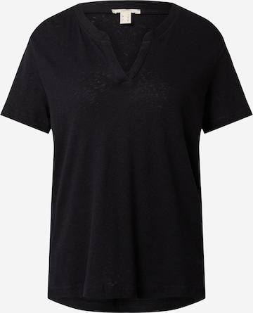 ESPRIT - Camiseta en negro: frente