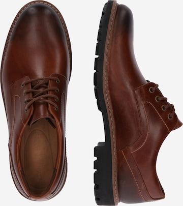 CLARKS Šněrovací boty 'Batcombe Hall' – hnědá