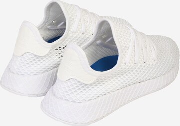 Baskets basses 'Deerupt Runner' ADIDAS ORIGINALS en blanc : derrière