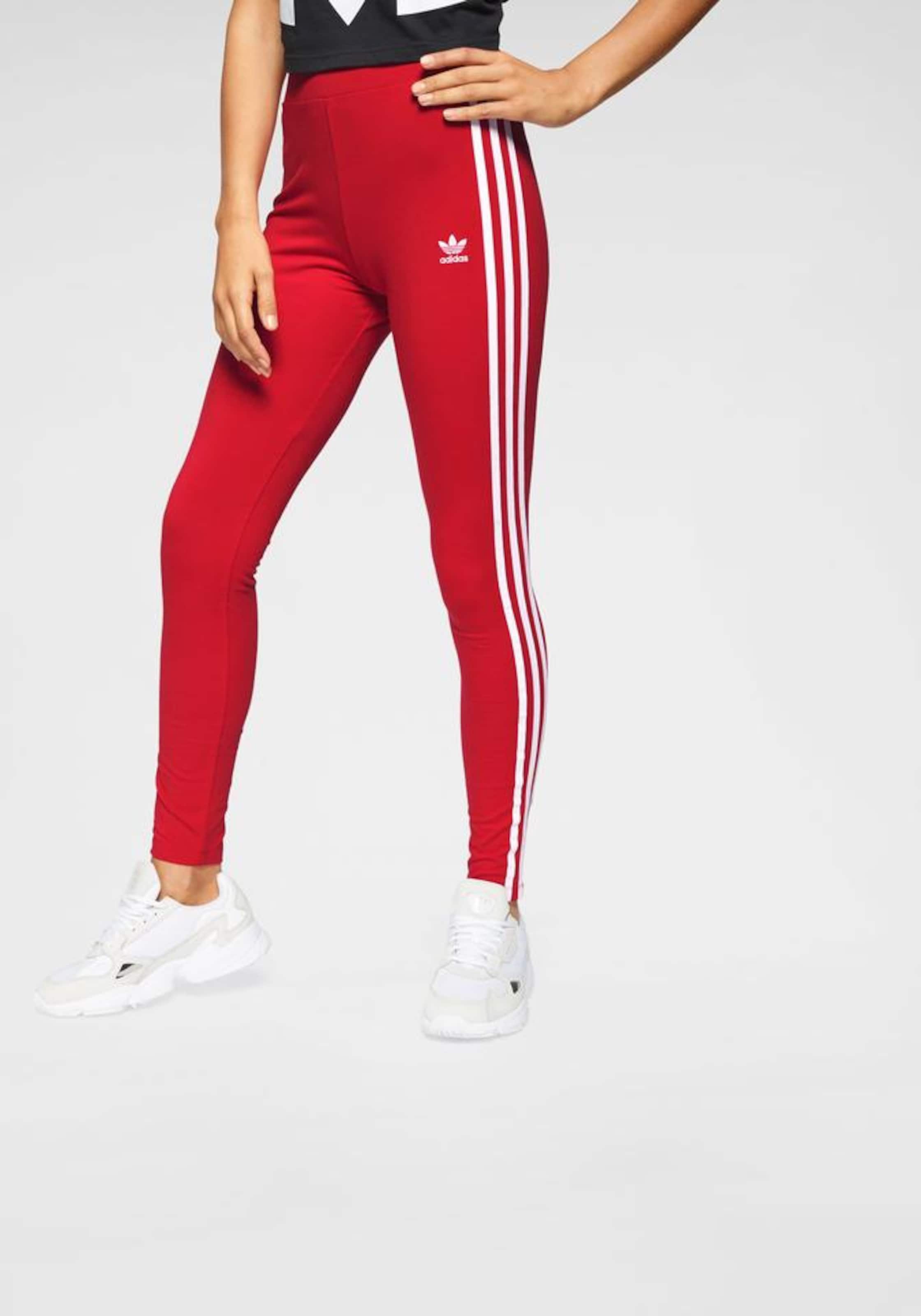 rote adidas leggings damen