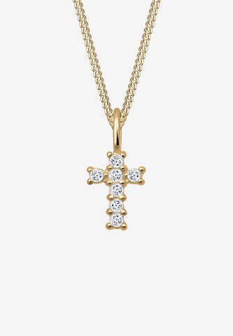 ELLI PREMIUM Ketting 'Kreuz' in Goud