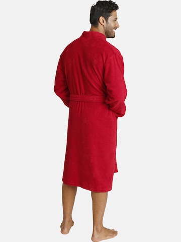 Jan Vanderstorm Long Bathrobe 'Janning' in Red