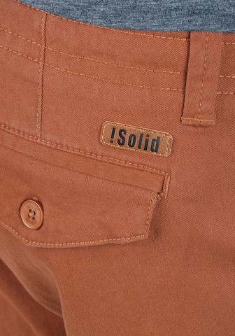 !Solid Regular Chino 'Lagoa' in Bruin