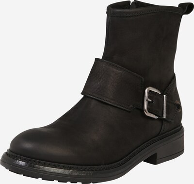 schwarze leder stiefeletten mit silber zierde schwarze leder stiefeletten mit silber zierde