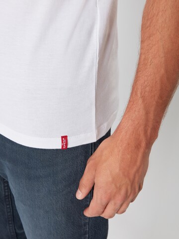 LEVI'S ® Majica 'Slim 2 Pack Crewneck ' | bela barva