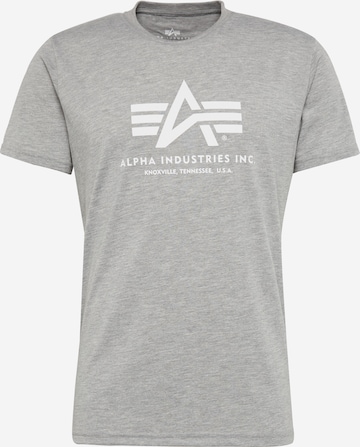 ALPHA INDUSTRIES Shirt in Grijs: voorkant