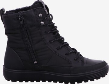 ECCO Lace-Up Ankle Boots in Black