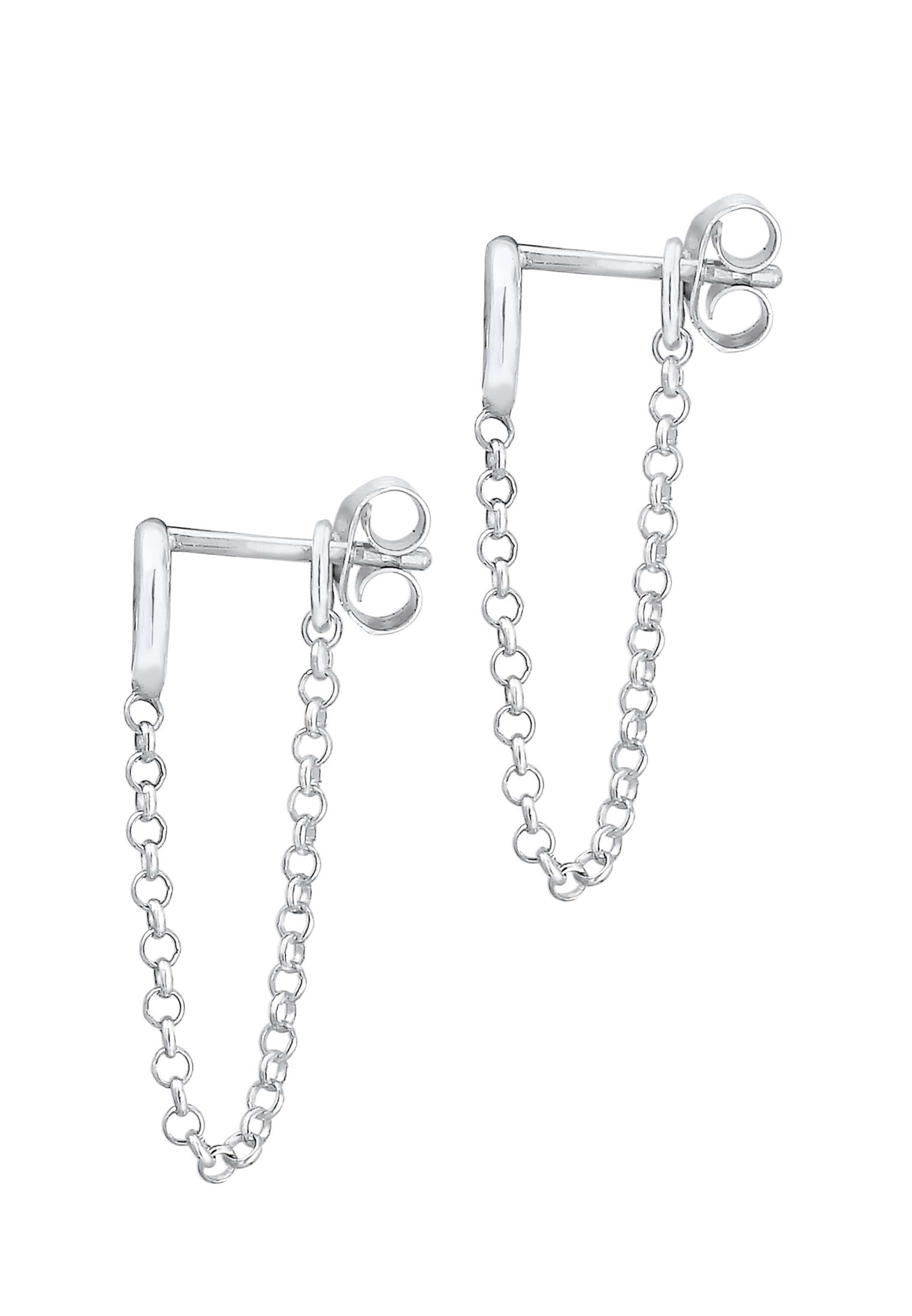 ELLI Earrings 'Geo' in Silver
