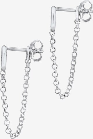 Boucles d'oreilles 'Geo' ELLI en argent