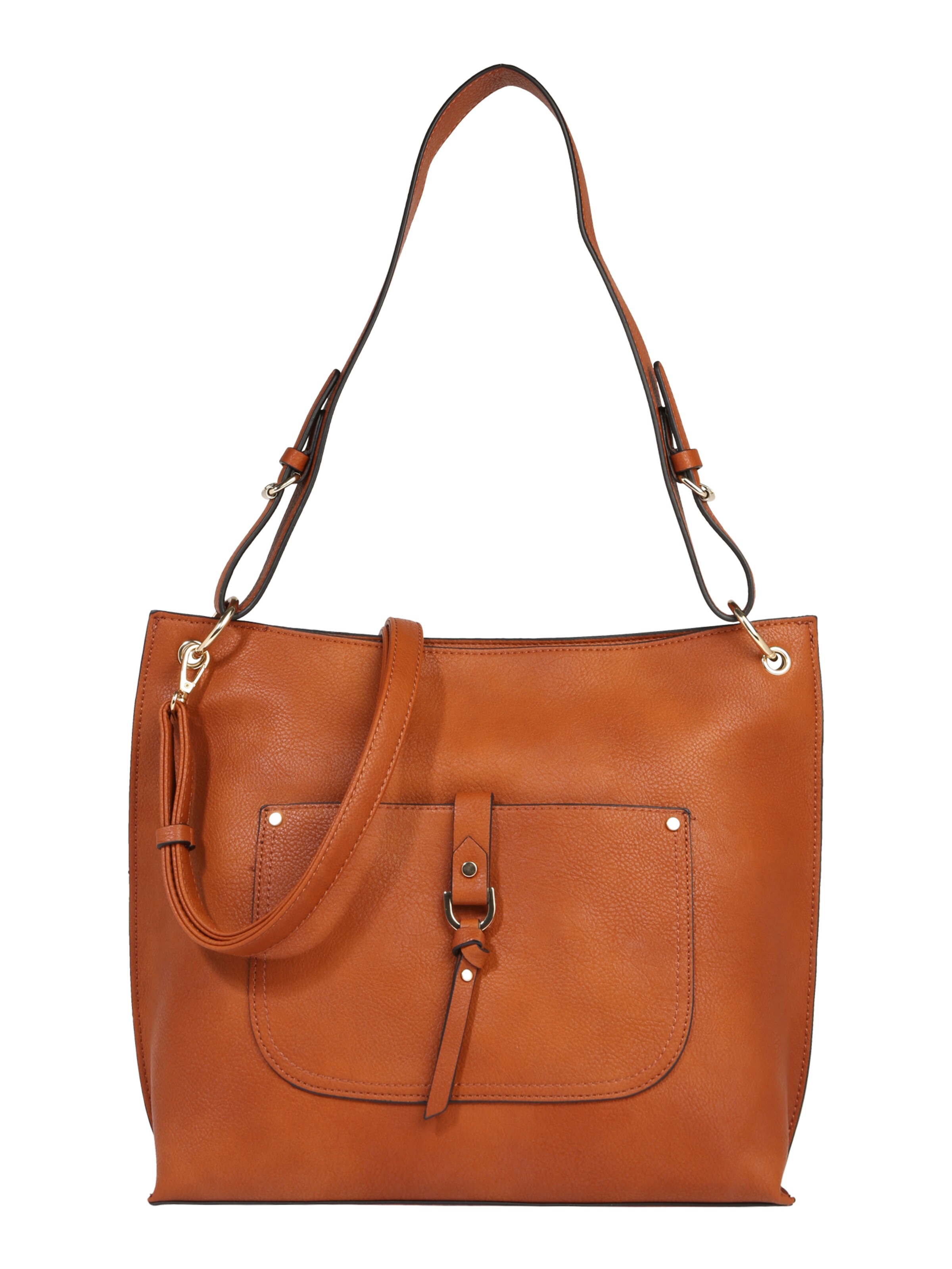 TOM TAILOR - Schoudertas 'Anuk Hobo' in de kleur Cognac