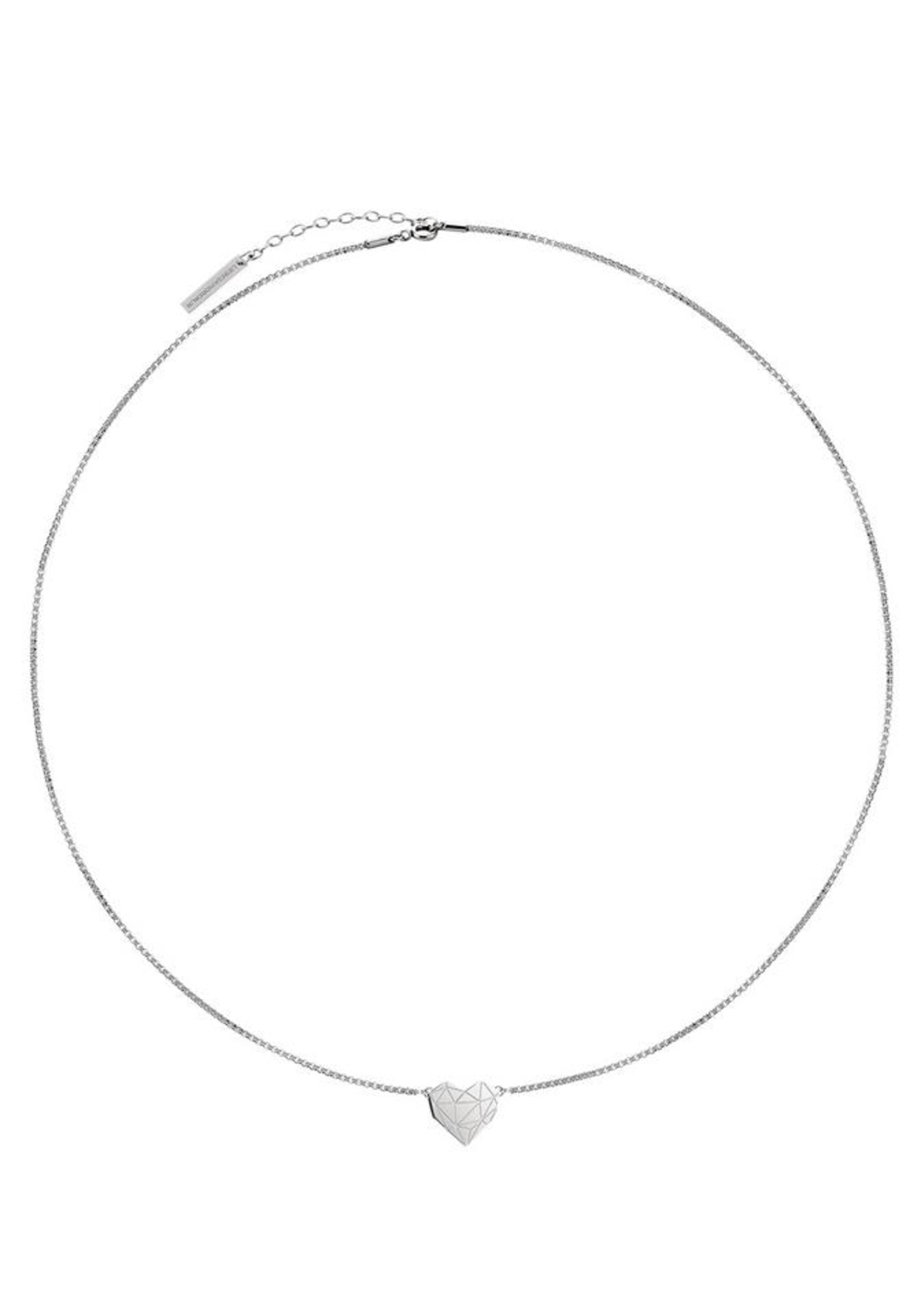 Chaîne 'Herz' Liebeskind Berlin en argent : devant