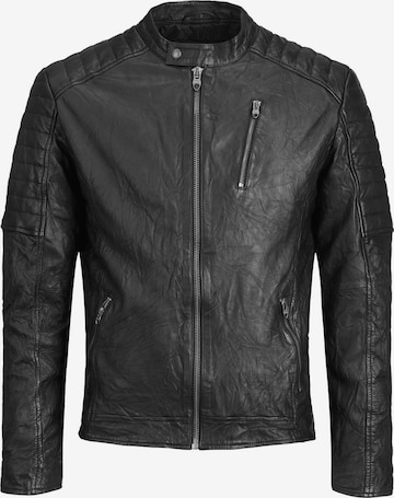 Veste mi-saison 'Richard' JACK & JONES en noir : devant