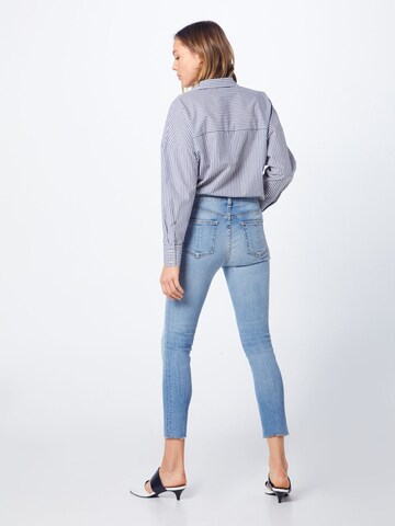 rag & bone Skinny Jeans in Blue: back