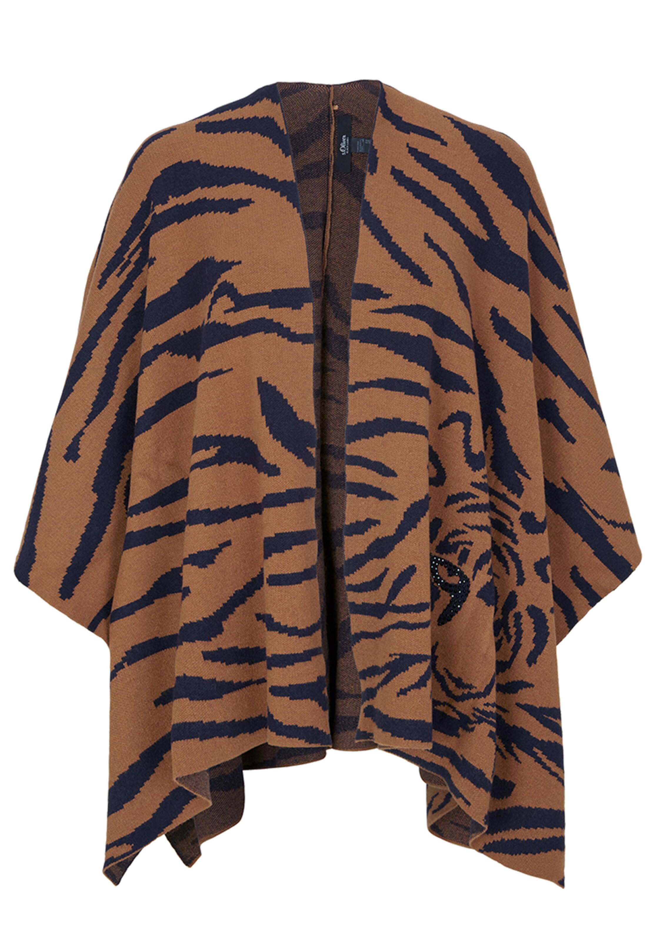 s.Oliver BLACK LABEL - Poncho in braun