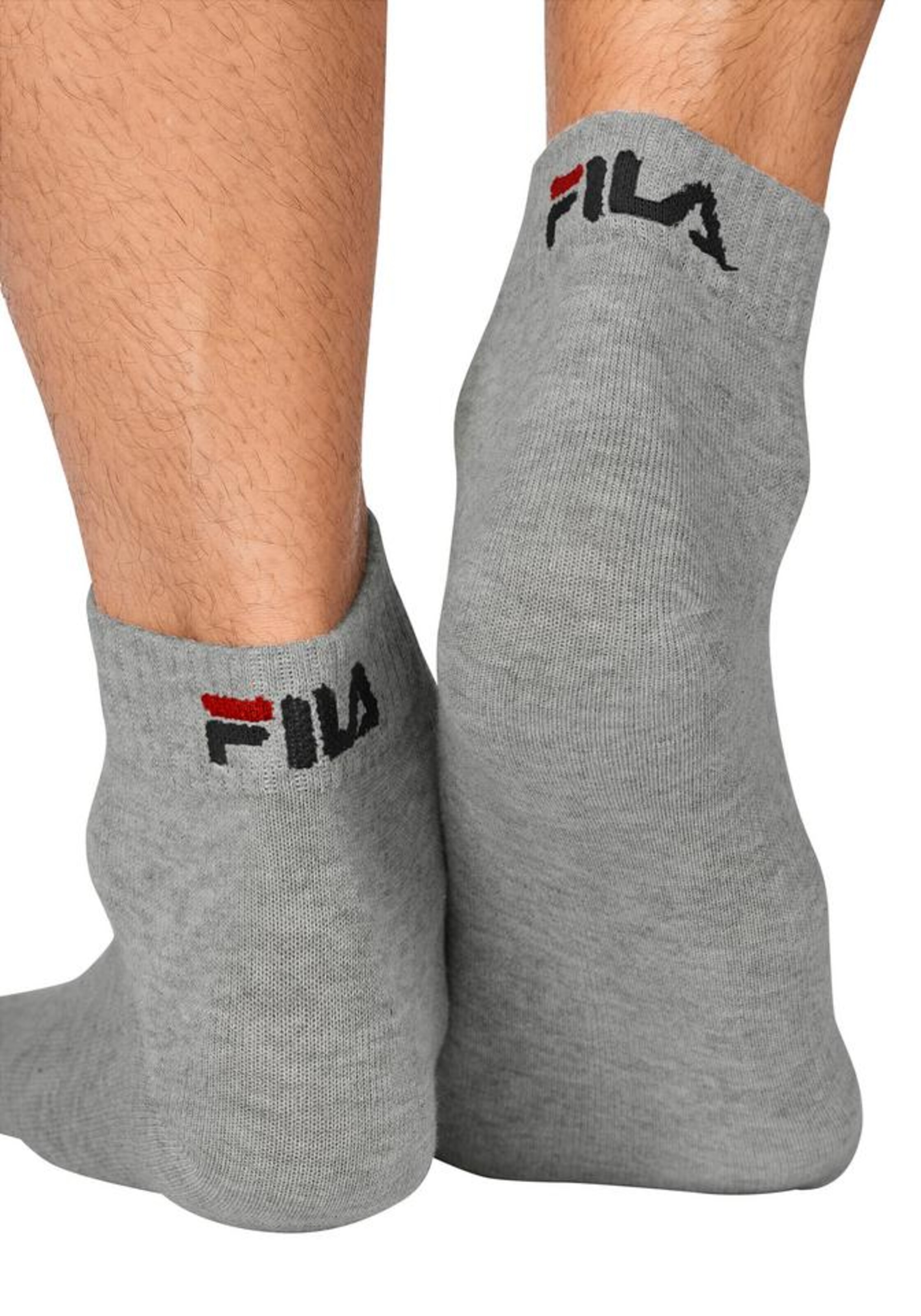 FILA Къси чорапи в сиво