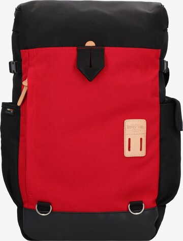 Harvest Label Backpack in Black: front