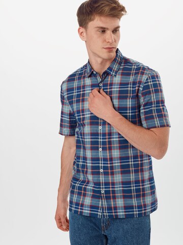 mėlyna BURTON MENSWEAR LONDON Priglundantis modelis Marškiniai: priekis