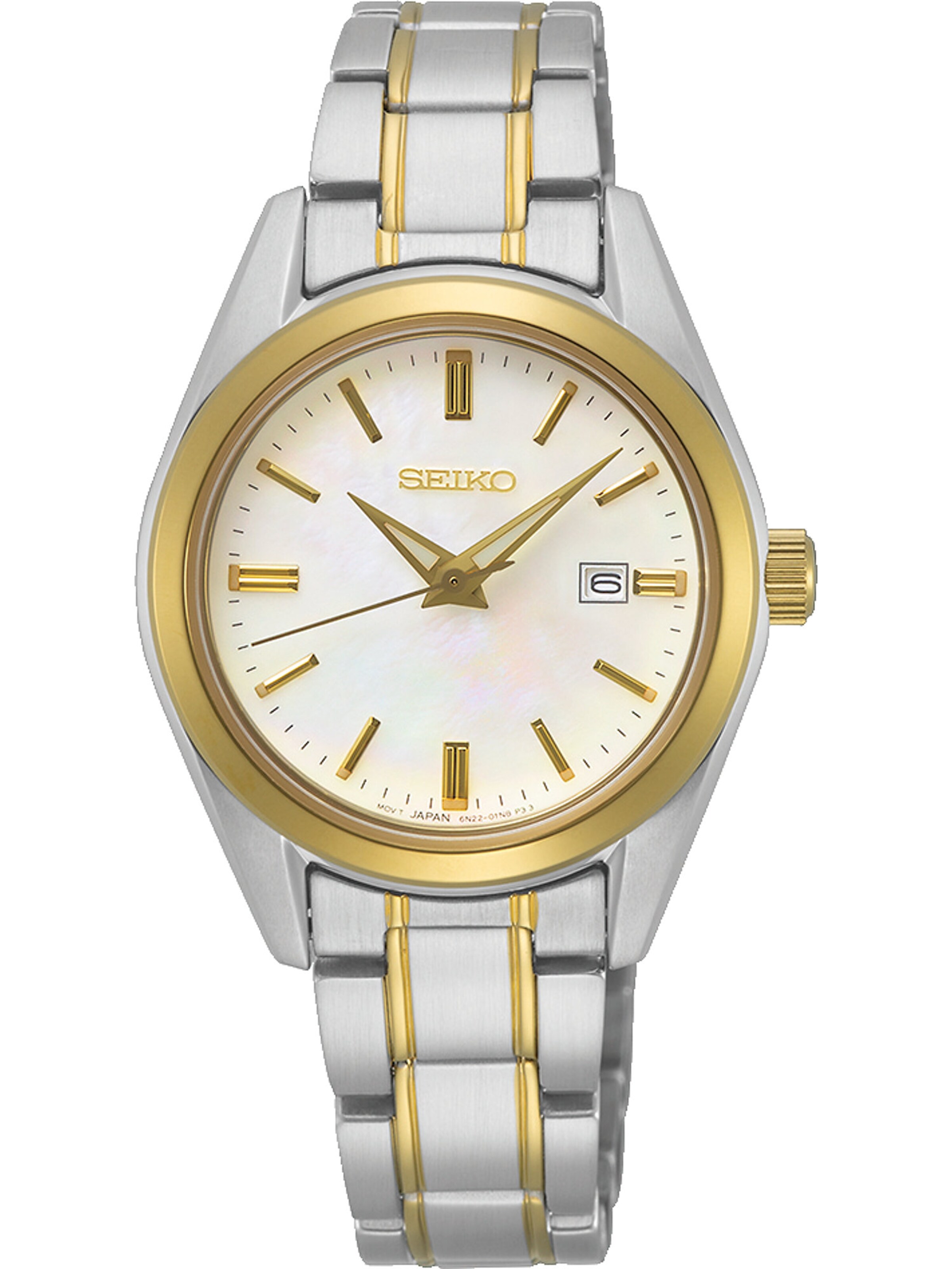 SEIKO Uhr in Silber: Vorderseite