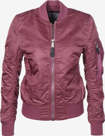 ALPHA INDUSTRIES Tussenjas in Roze: voorkant