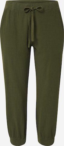 Effilé Pantalon 'Naya Capri' Kaffe en vert : devant