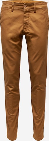 Carhartt WIP Chino-püksid 'Sid', värv pruun: eest vaates