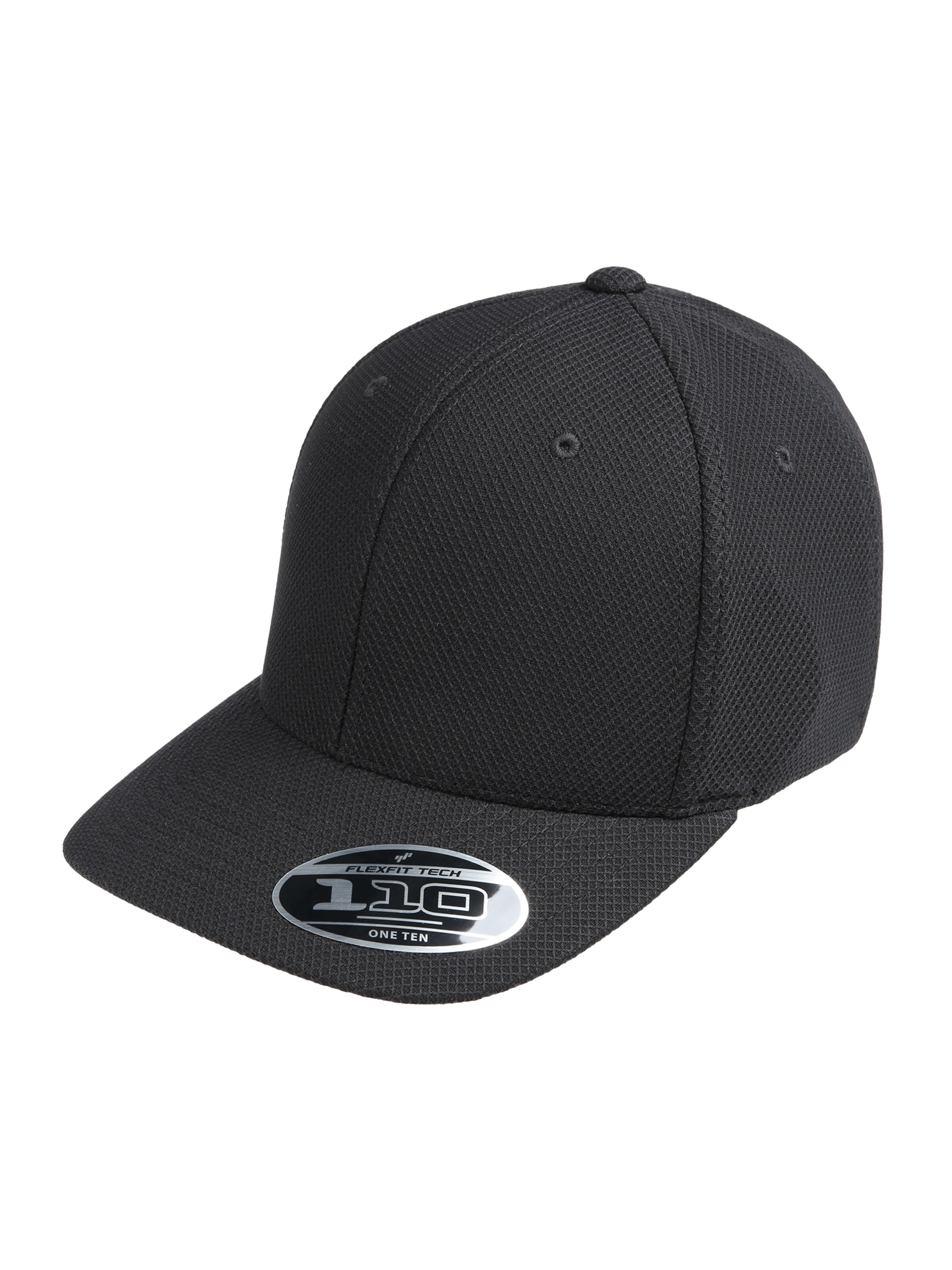 Flexfit Pet 'Hybrid' in Zwart: voorkant