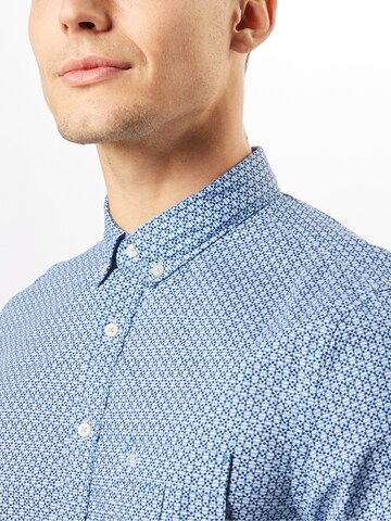 Coupe slim Chemise Marc O'Polo en bleu