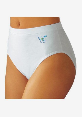 Slip scultant 'Bauch weg' PETITE FLEUR en blanc : devant