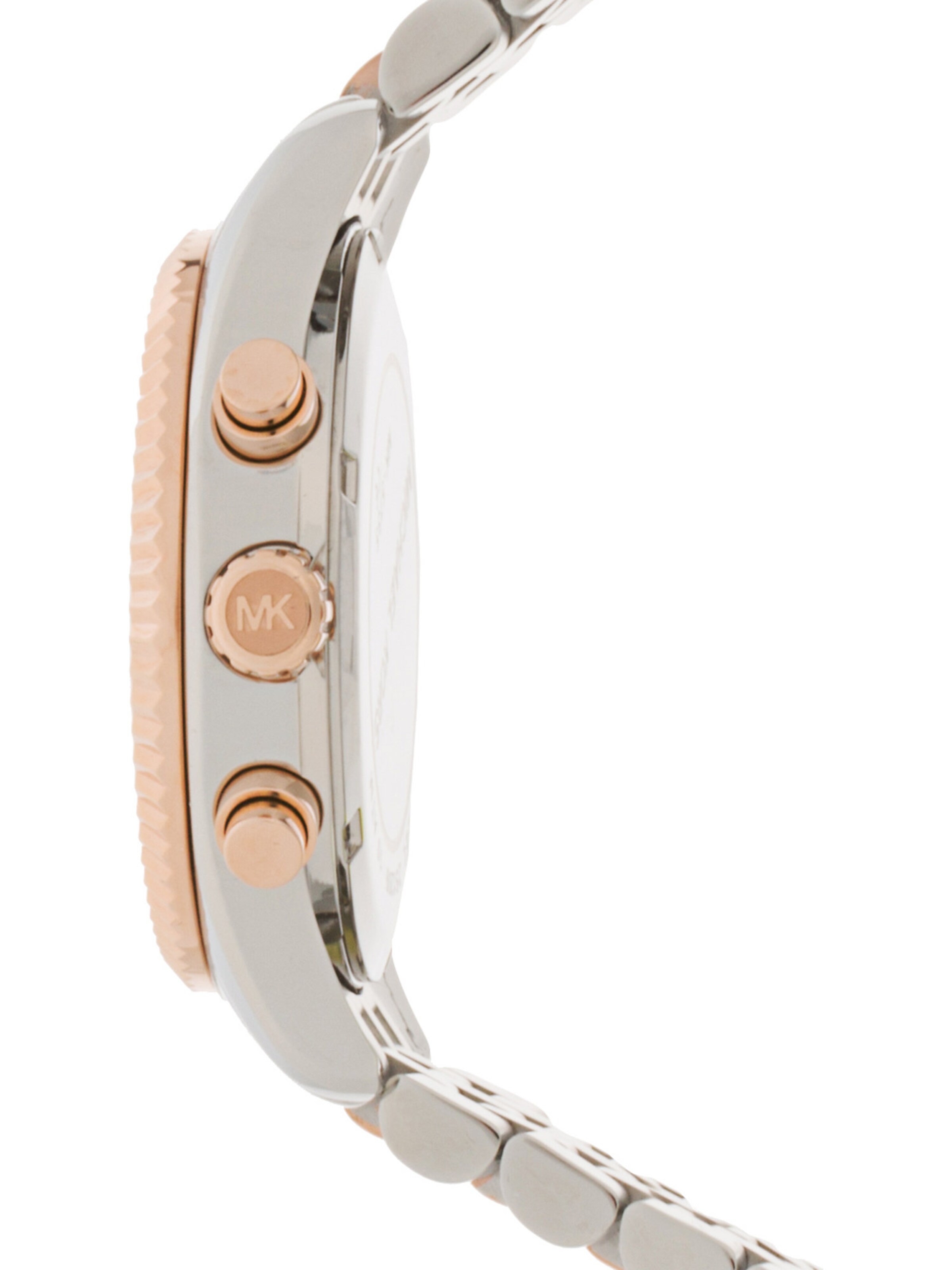 MICHAEL Michael Kors Analoginen kello 'Lexington' värissä hopea