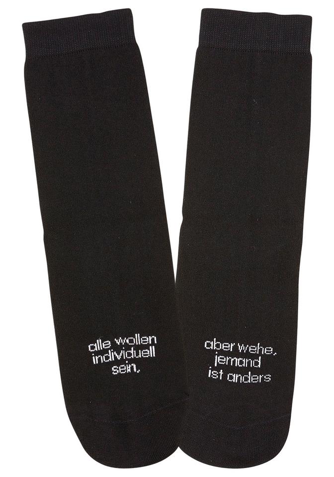 BENCH Socken in Schwarz, Weiß 