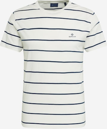 Tricou 'Breton' de la GANT pe alb: față