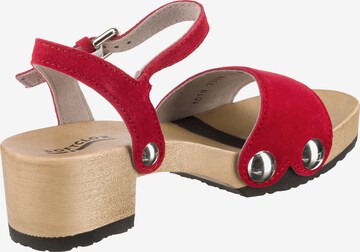 SOFTCLOX Sandals 'Penny' in Red