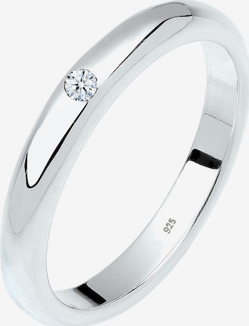 Elli DIAMONDS Ring in Silver: front