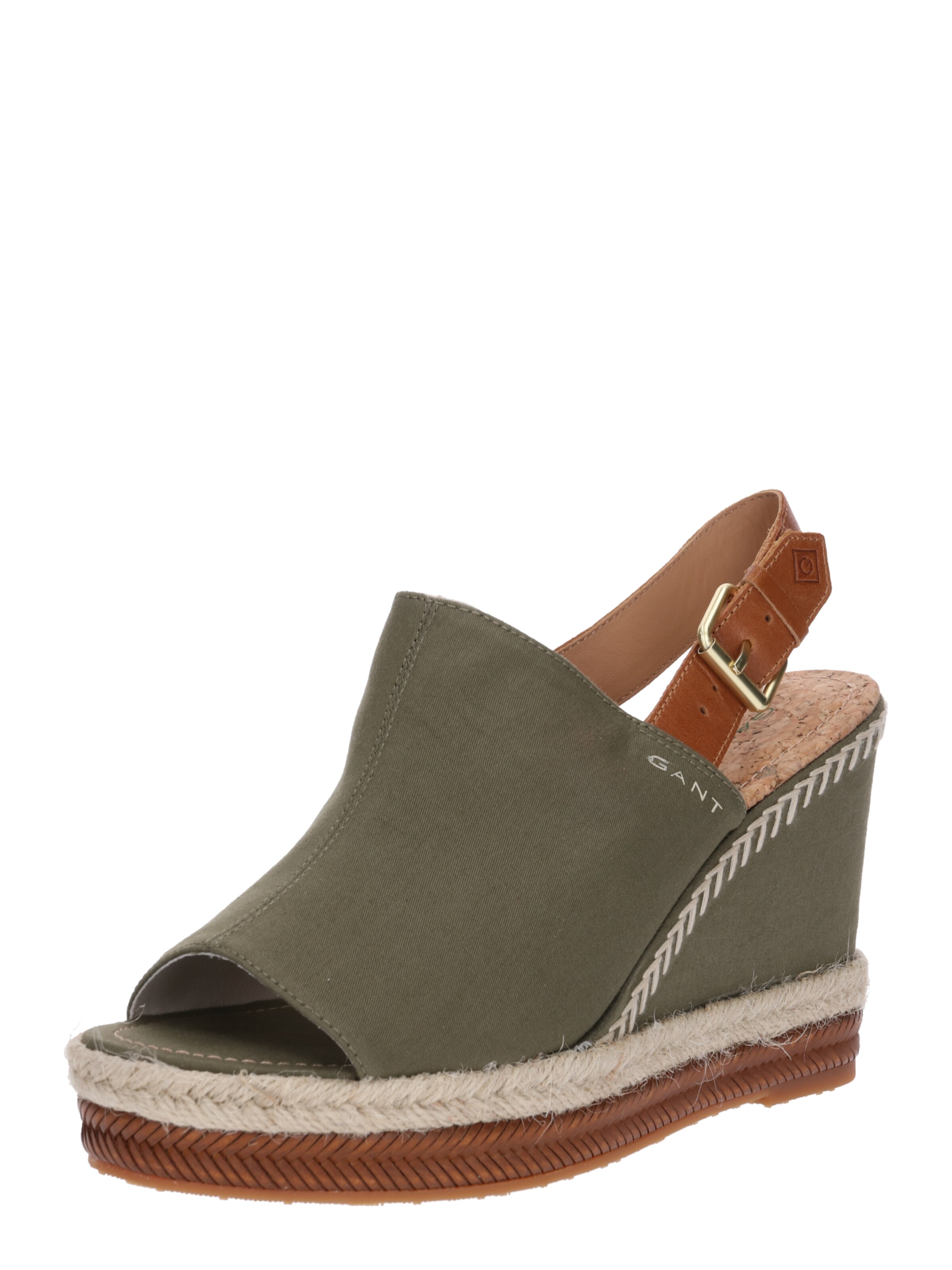 GANT - Sandalen met riem 'San Diego' in de kleur Kaki