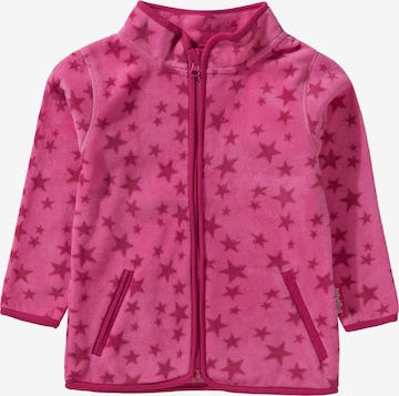 PLAYSHOES Fleece jas in Roze: voorkant