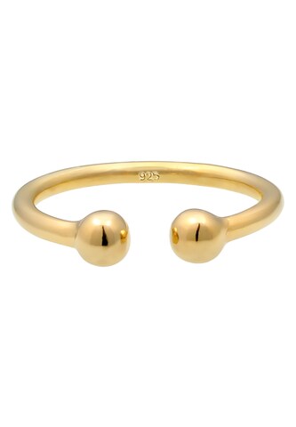 ELLI Ring Kugel, Geo, offen in Gold