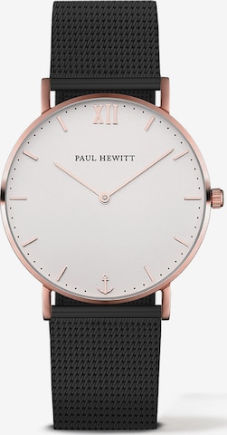 Paul Hewitt Analog Watch in Black: front