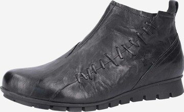 Bottines THINK! en noir : devant