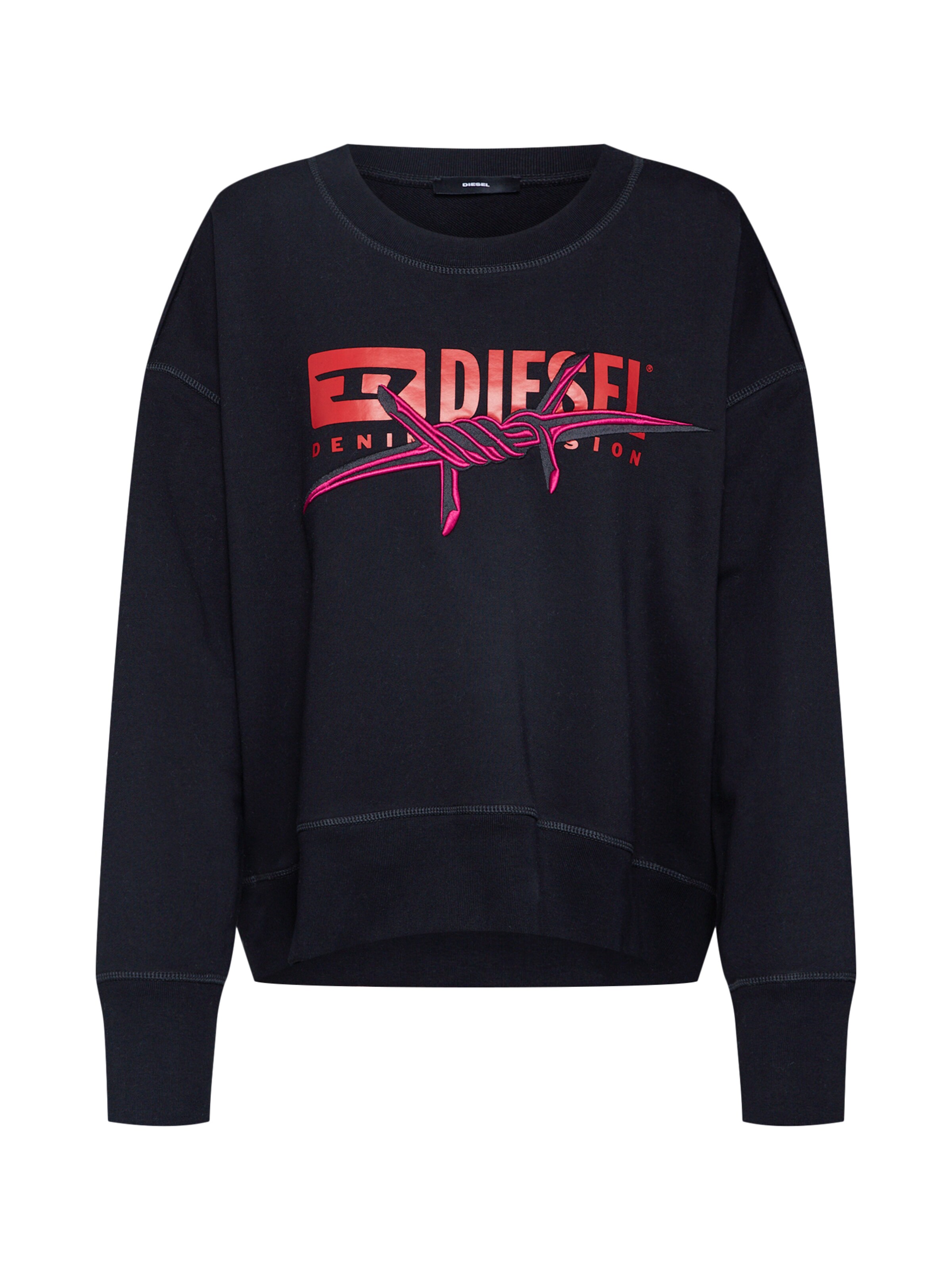DIESEL - Sweatshirt 'F-MAGDA-C' in de kleur Zwart