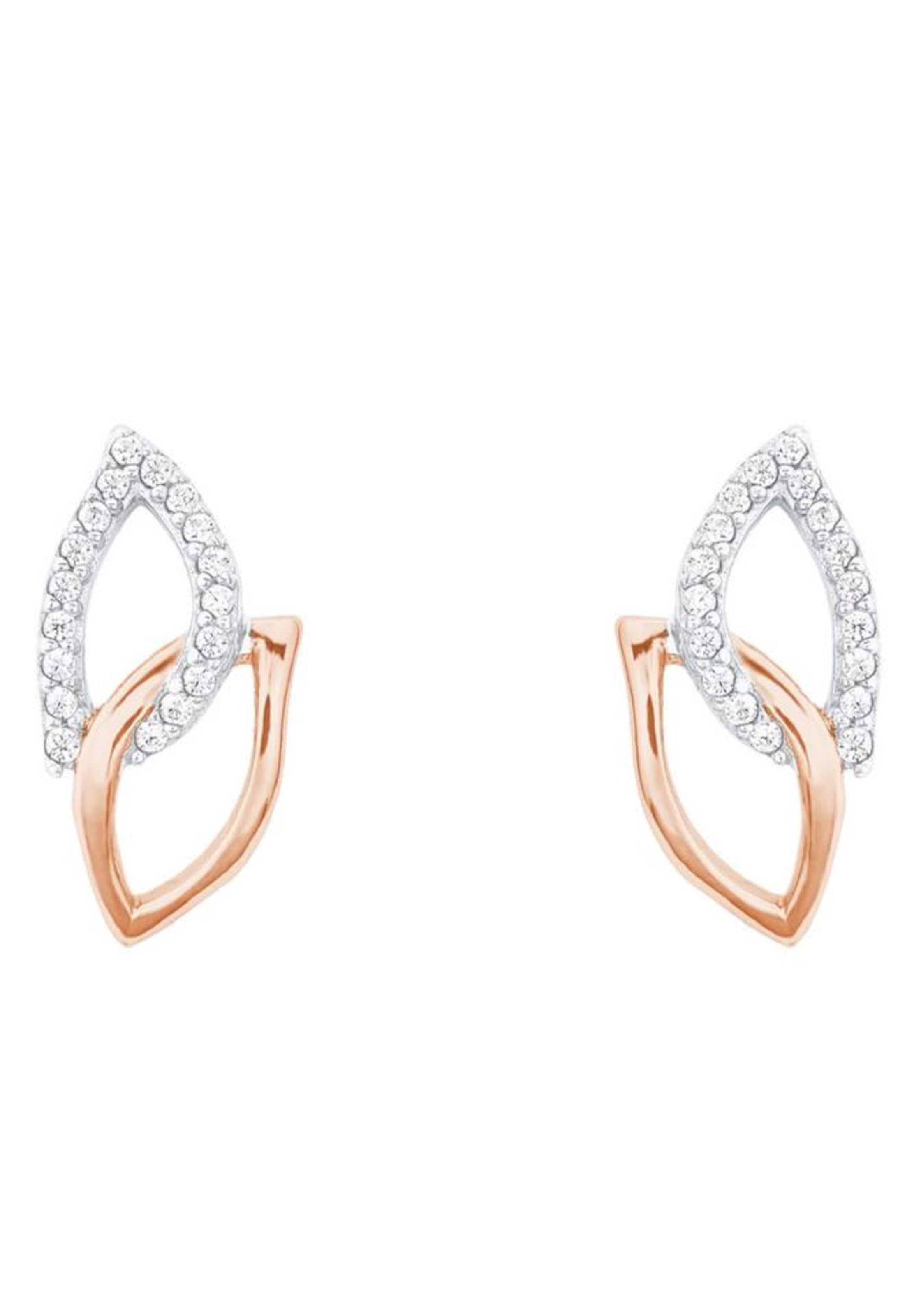 AMOR Earrings in Silver: front