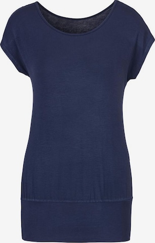 LASCANA Shirt in Blue: front