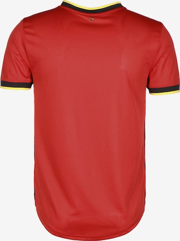 sarkans ADIDAS SPORTSWEAR Sportiska stila krekls 'RBFA Belgien Home EM 2020'