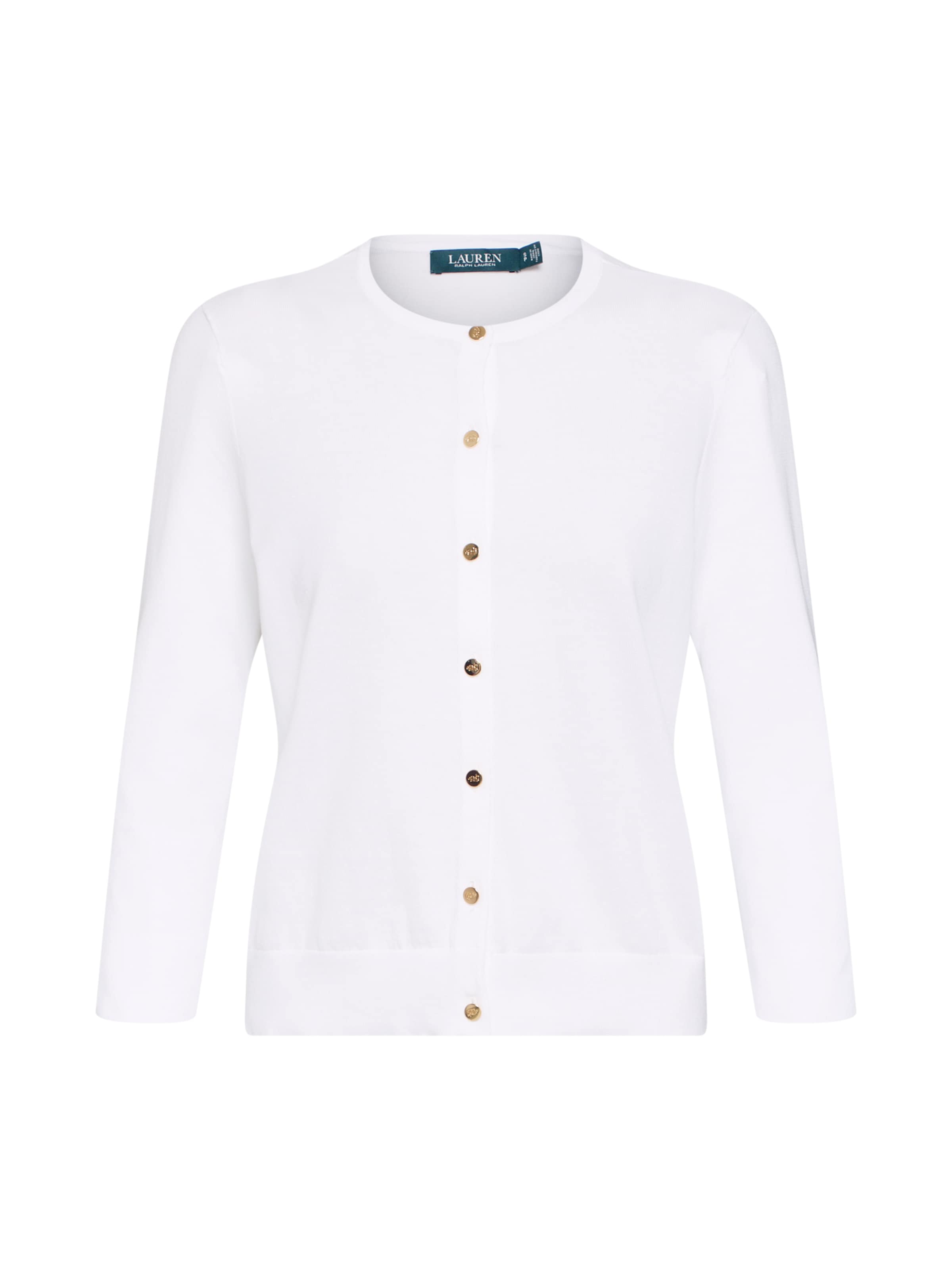 Lauren Ralph Lauren - Gebreid vest 'KATLYN' in de kleur Wit