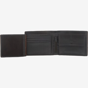 TOM TAILOR Wallet 'Jerrie' in Brown