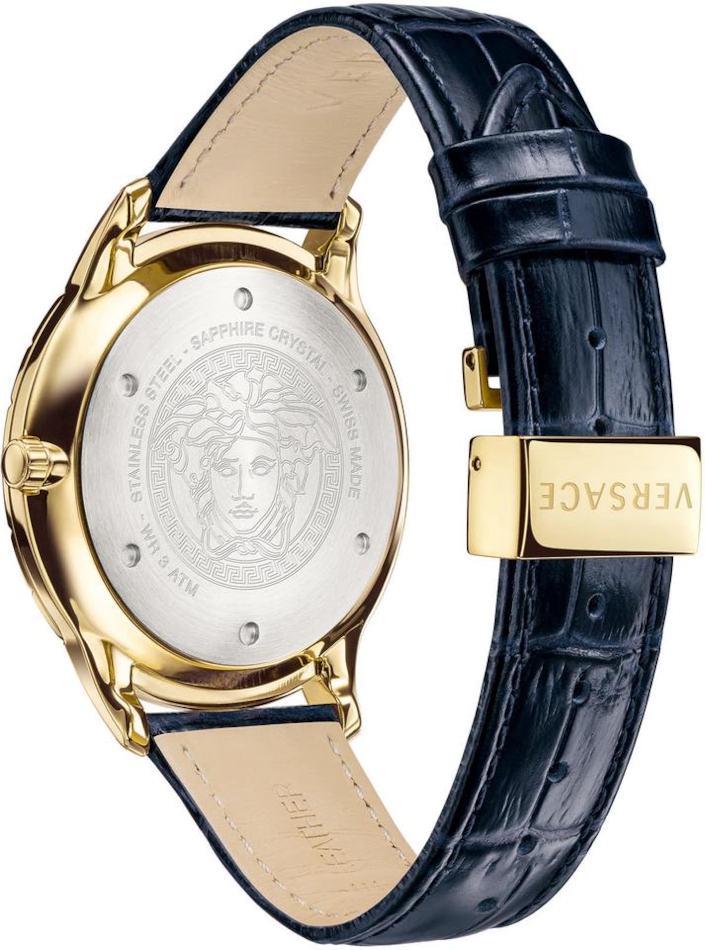 VERSACE Analoguhr 'Univers' in Blau